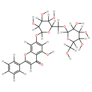 白杨素-7-O-龙胆二糖苷