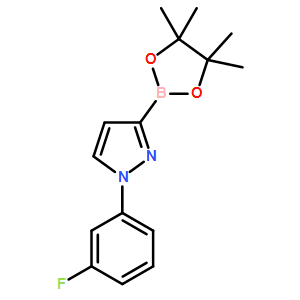 1-(3-fluorophenyl)-3-(4,4,5,5-tetramethyl-1,3,2-dioxaborolan-2-yl)-1H-pyrazole