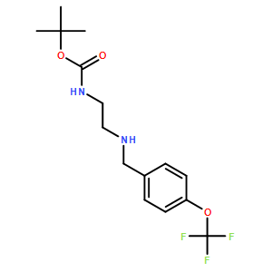 Tert-butyl (2-((4-(trifluoromethoxy)benzyl)amino)ethyl)carbamate