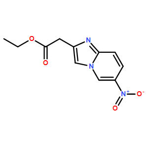ethyl 2-(6-nitroimidazo[1,2-a]pyridin-2-yl)acetate