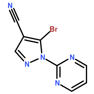 5-Bromo-1-(pyrimidin-2-yl)-1H-pyrazole-4-carbonitrile