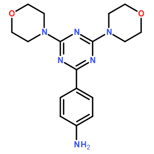 4-(4,6-dimorpholino-1,3,5-triazin-2-yl)aniline