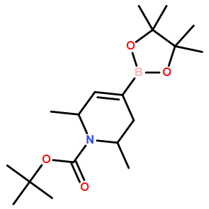 tert-butyl 2,6-dimethyl-4-(4,4,5,5-tetramethyl-1,3,2-dioxaborolan-2-yl)-5,6-dihydropyridine-1(2H)-carboxylate