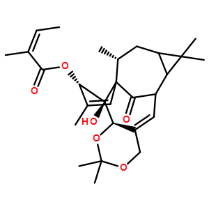 巨大戟醇-5,20-缩丙酮-3-当归酸酯