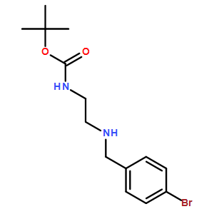 Carbamic acid, N-[2-[[(4-bromophenyl)methyl]amino]ethyl]-, 1,1-dimethylethyl ester
