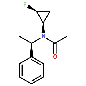 cis-2-fluorocyclopropyl)-N-((R)-1-phenylethyl)acetamide