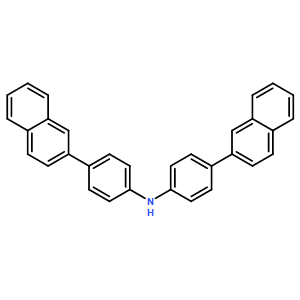 4-(2-Naphthalenyl)-N-[4-(2-naphthalenyl)phenyl]-benzeneamine