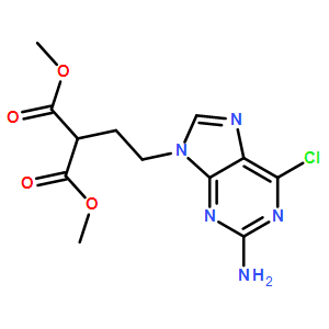 Dimethyl [2-(2-amino-6-chloro-9H-purin-9-yl)ethyl]malonate