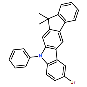 2-Bromo-5,7-dihydro-7,7-dimethyl-5-phenylindeno[2,1-b]carbazole