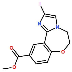 Imidazo[1,2-d][1,4]benzoxazepine-10-carboxylic acid, 5,6-dihydro-2-iodo-, methyl ester