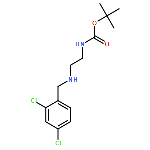Tert-butyl (2-((2,4-dichlorobenzyl)amino)ethyl)carbamate