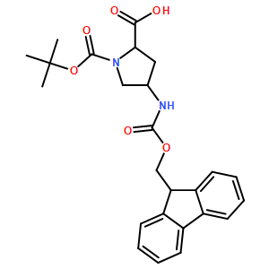 N-Boc-顺式-4-Fmoc-氨基-L-脯氨酸
