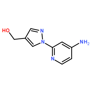 (1-(4-aminopyridin-2-yl)-1H-pyrazol-4-yl)methanol
