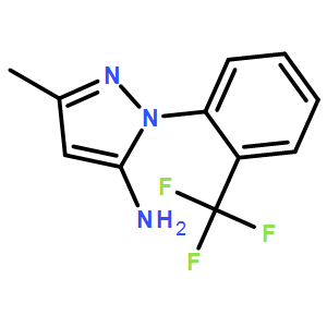 3-Methyl-1-(2-(trifluoromethyl)phenyl)-1H-pyrazol-5-amine