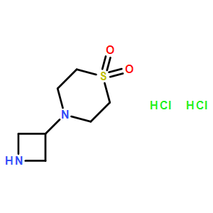 4-Azetidin-3-yl-thiomorpholine-1,1-dioxide dihydrochloride