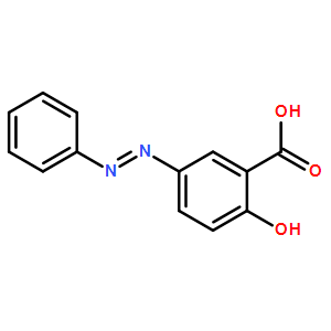 2-hydroxy-5-phenyldiazenyl benzoic acid