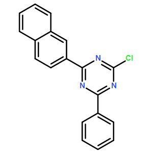 2-chloro-4-(naphthyl-2-yl)-6-phenyl-1,3,5-triazine