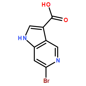 1H-Pyrrolo[3,2-c]pyridine-3-carboxylic acid, 6-bromo-