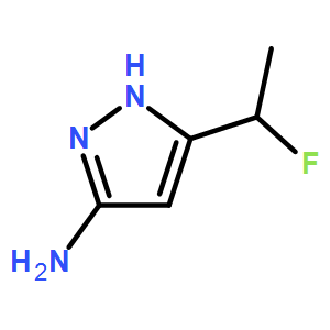 5-(1-Fluoroethyl)-1H-pyrazol-3-amine