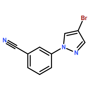 3-(4-bromo-1H-pyrazol-1-yl)benzonitrile