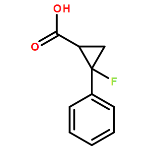2-fluoro-2-phenylcyclopropanecarboxylic acid