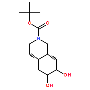 (4aS,8aR)-tert-butyl 6,7-dihydroxyoctahydroisoquinoline-2(1H)-carboxylate