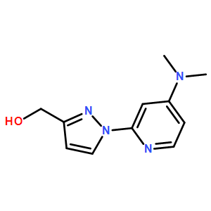 (1-(4-(dimethylamino)pyridin-2-yl)-1H-pyrazol-3-yl)methanol