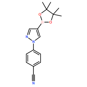 4-(4-(4,4,5,5-tetramethyl-1,3,2-dioxaborolan-2-yl)-1H-pyrazol-1-yl)benzonitrile