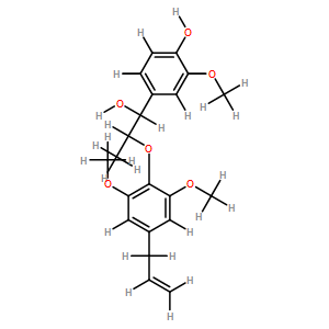 赤式-2-(4-烯丙基-2,6-二甲氧基苯氧基)-1-(4-羟基-3-甲氧基苯基)-丙烷-1-醇