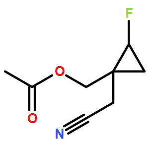 (1-(cyanomethyl)-2-fluorocyclopropyl)methyl acetate
