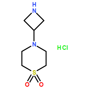 4-(azetidin-3-yl)thiomorpholine 1,1-dioxide hydrochloride