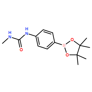 1-methyl-3-(4-(4,4,5,5-tetramethyl-1,3,2-dioxaborolan-2-yl)phenyl)urea
