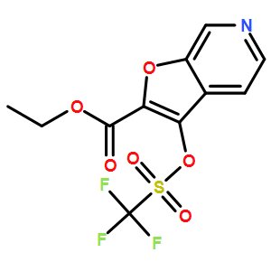 Furo[2,3-c]pyridine-2-carboxylic acid, 3-[[(trifluoromethyl)sulfonyl]oxy]-, ethyl ester
