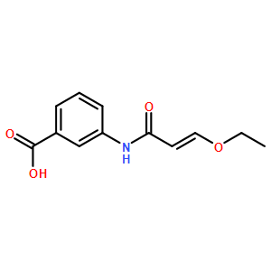 (E)-3-(3-ethoxyacrylamido)benzoic acid