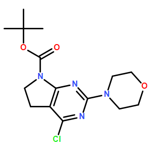 Tert-butyl 4-chloro-2-morpholino-5H-pyrrolo[2,3-d]pyrimidine-7(6H)-carboxylate