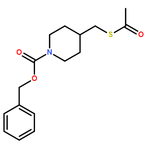 benzyl 4-((acetylthio)methyl)piperidine-1-carboxylate