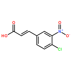4-氯-3-硝基肉桂酸