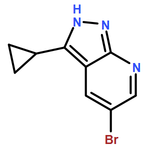 5-bromo-3-cyclopropyl-1H-pyrazolo[3,4-b]pyridine