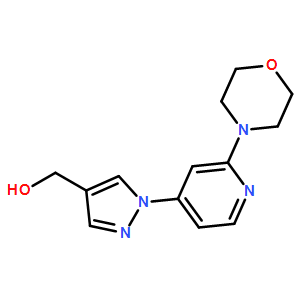 (1-(2-Morpholinopyridin-4-yl)-1H-pyrazol-4-yl)methanol