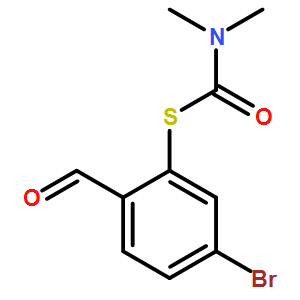 S-(5-bromo-2-formylphenyl) dimethylcarbamothioate