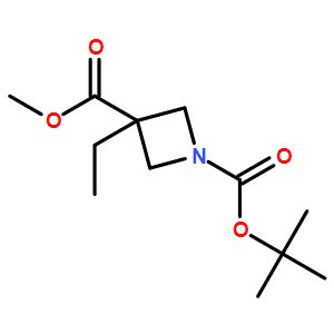 1-tert-butyl 3-methyl 3-ethylazetidine-1,3-dicarboxylate