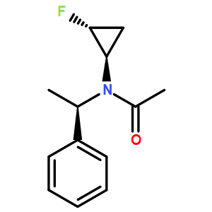 (trans)-2-fluorocyclopropyl)-N-((R)-1-phenylethyl)acetamide