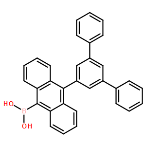 (10-([1,1':3',1''-terphenyl]-5'-yl)anthracen-9-yl)boronic acid
