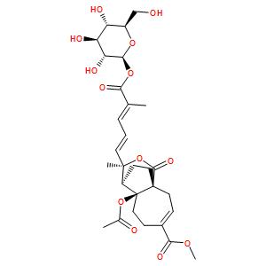 土槿皮乙酸-O-β-D-葡萄糖苷