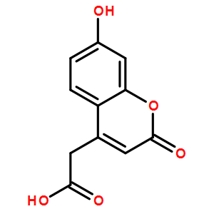 7-Hydroxycoumarin-4-acetic 胺酸