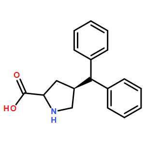 (2S,4S)-4-benzhydrylpyrrolidine-2-carboxylicacid  HCl