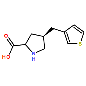 (2S,4R)-4-(thiophen-3-ylmethyl)pyrrolidine-2-carboxylicacid