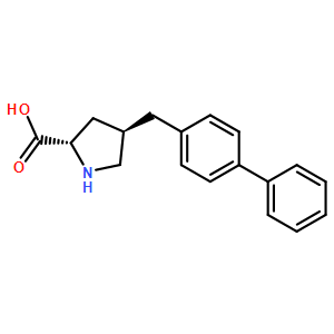 (2S,4R)-4-(biphenyl-4-ylmethyl)pyrrolidine-2-carboxylicacid  HCl