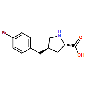 (2S,4R)-4-(4-bromobenzyl)pyrrolidine-2-carboxylicacid  HCl