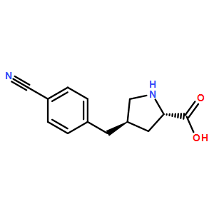 (2S,4R)-4-(4-cyanobenzyl)pyrrolidine-2-carboxylicacid  HCl